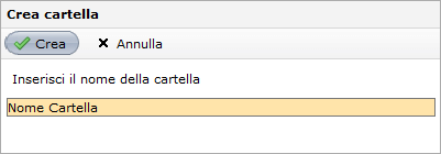 crea cartella